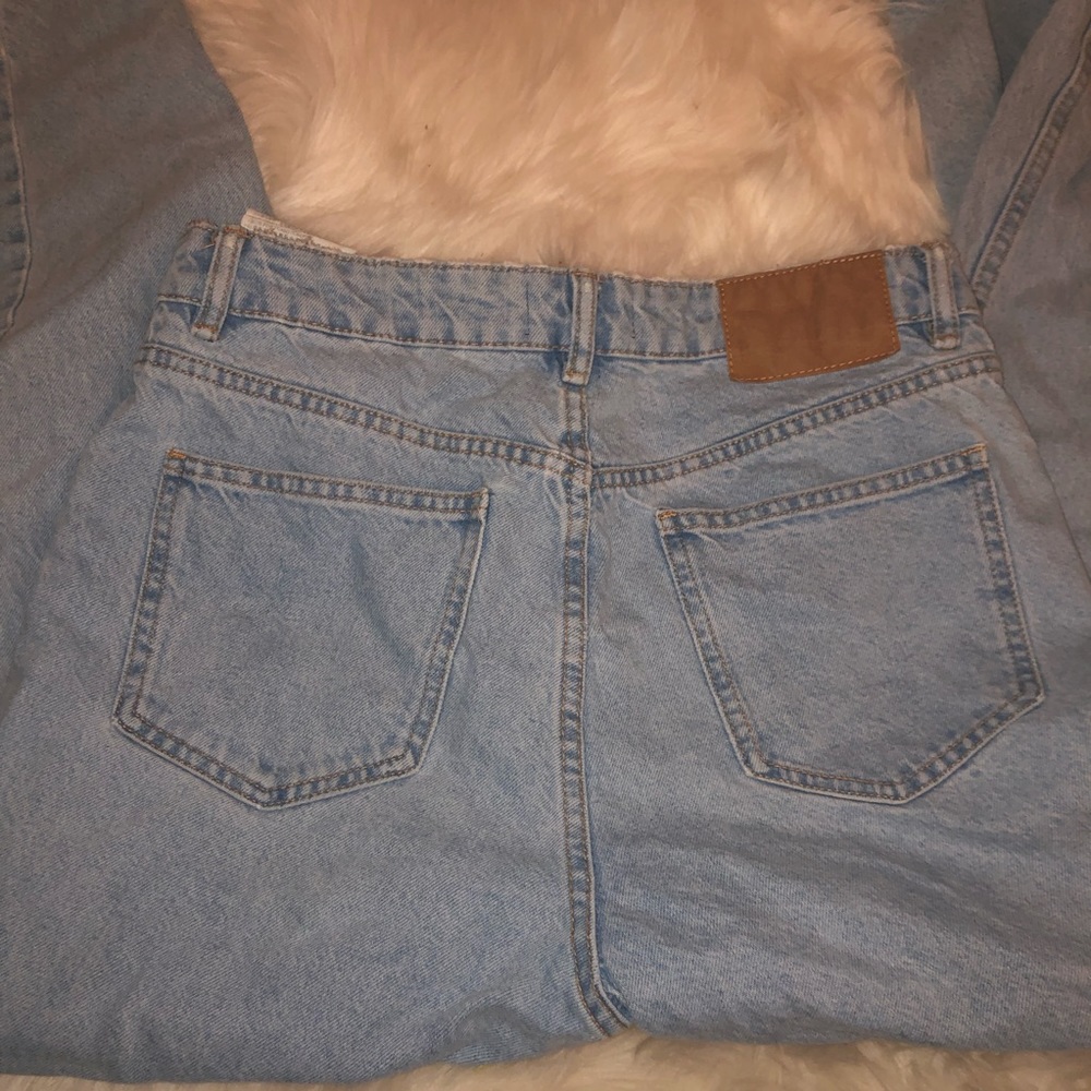 Zara Blue Mom Fit Jeans